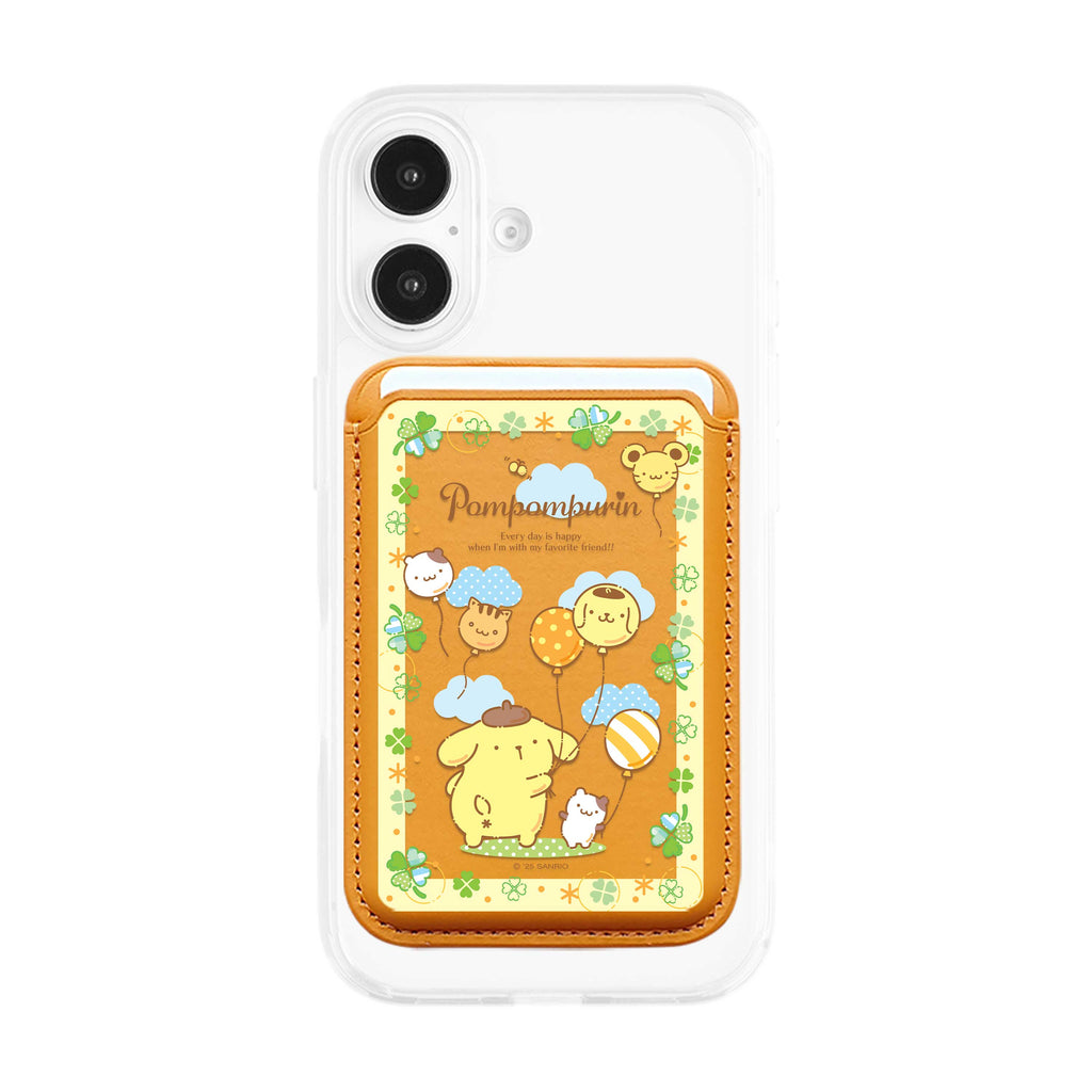 Golden Blossoms Magnetic Pocket Wallet