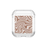Mocha Marble Airpods Samsung Buds Case