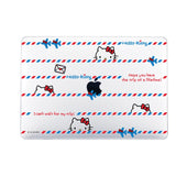 Airmail Stripes Macbook Case