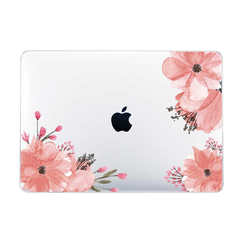 Pinky Pink Flowie Macbook Case