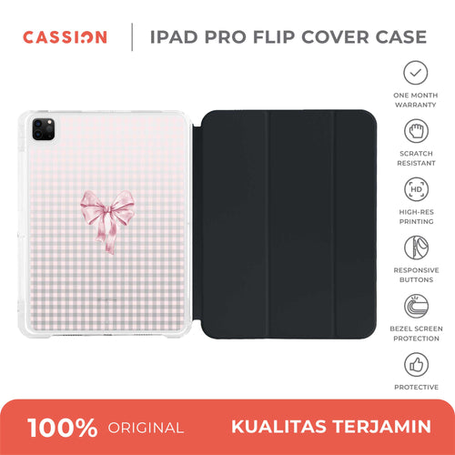 Pink Gingham Ipad Case
