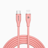 Durable Soft Silicone Fast Charging Cable C to C 60W C to Lightning 27W