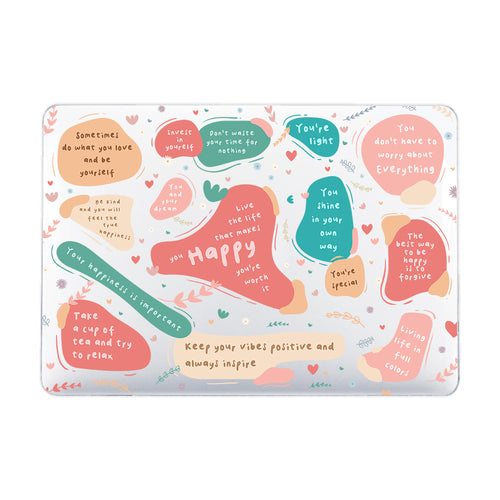 Positive Though Macbook Case