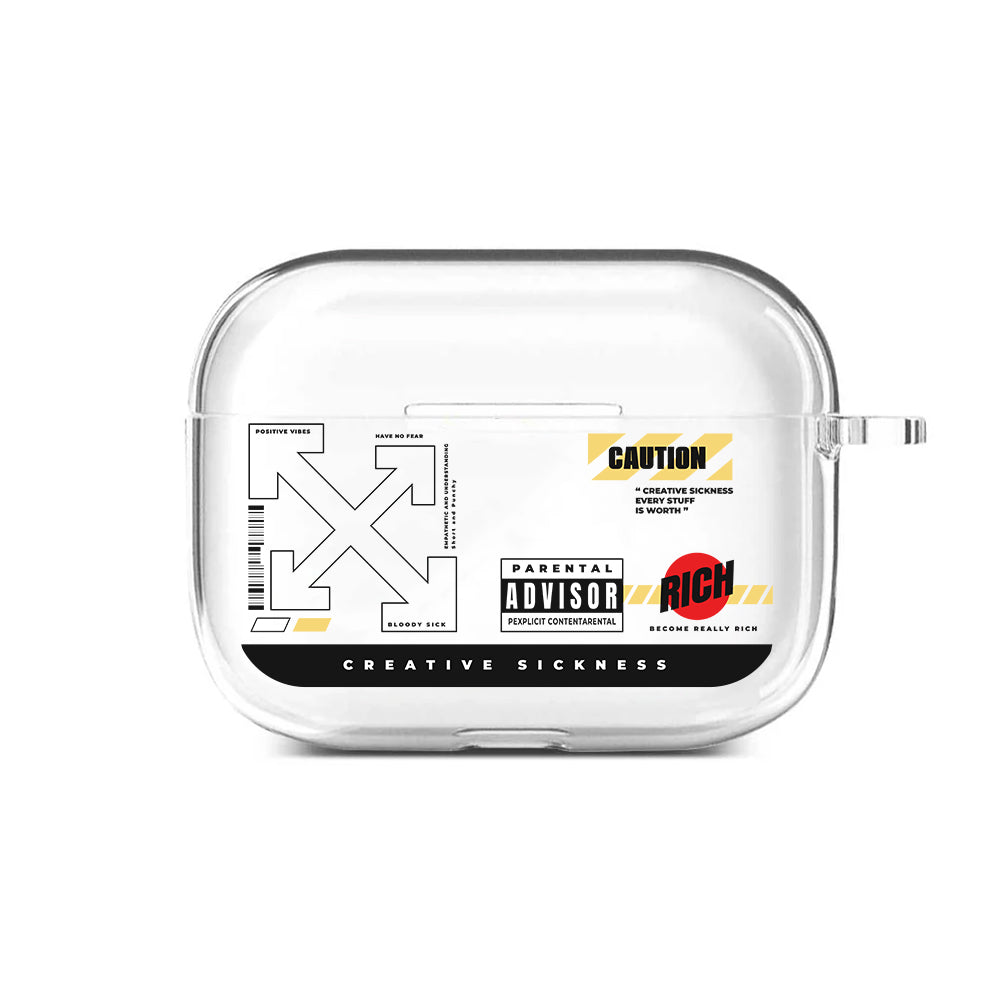 [Ready] Creative Into Rich Airpods Case / Airpods AirShield Crystal Case Airpods Pro Clear