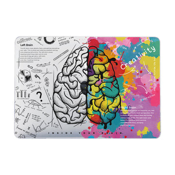 Inside Your Brain Macbook Case Case Macbook - Rubber Frosted Transparent / Air 13.6 inch M2 M3 M4