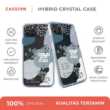 It's Ok To Not Feel Ok Hybrid Crystal Case - iPhone 16 Pro