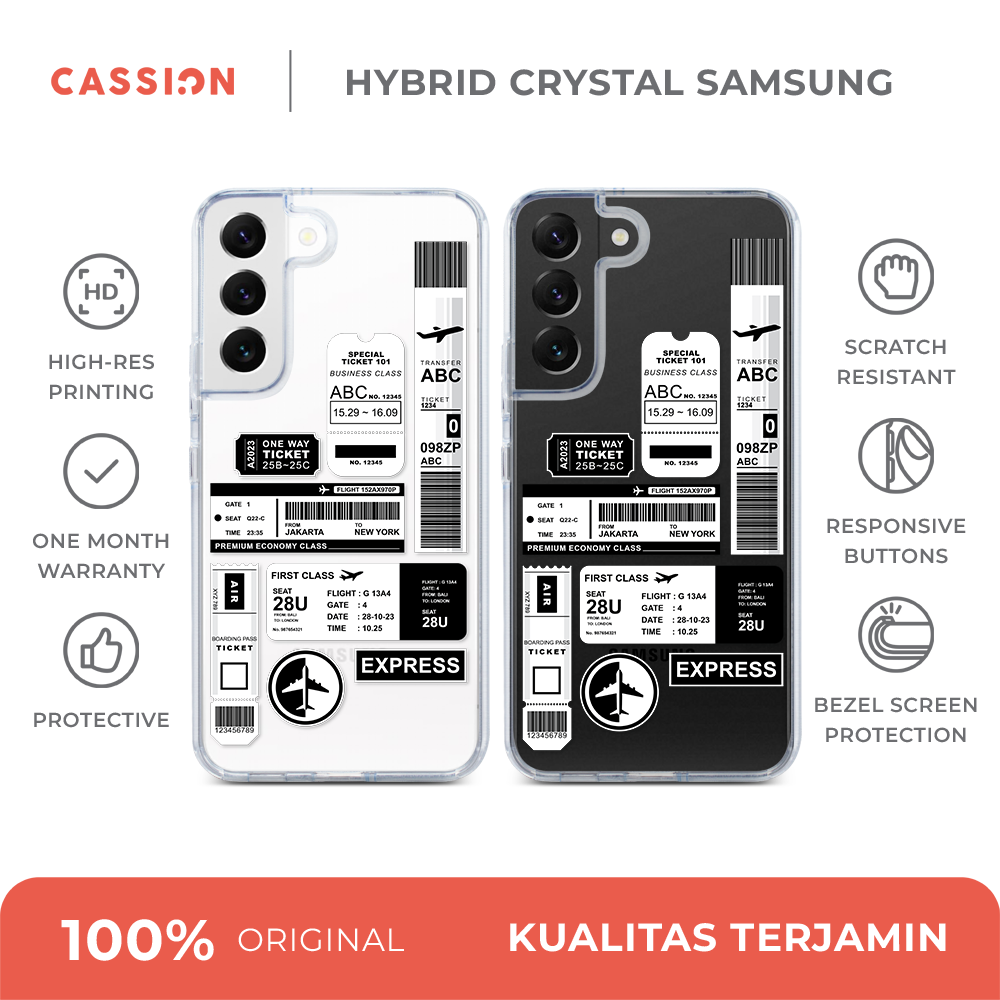 Boarding Passion Hybrid Crystal Case - Samsung S24 Plus