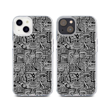 Signature Me by MSH / Buildings in Indonesia / Hybrid Rubber Case V2 iPhone 11 Black