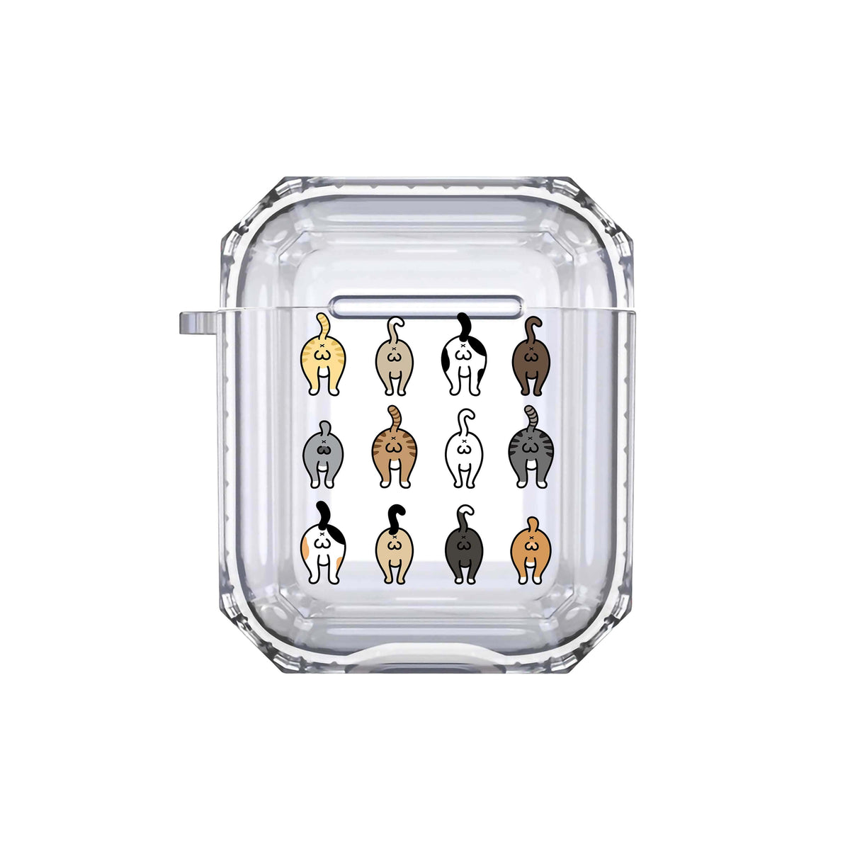 Case Cat CAT-33 Earbuds Liquid Crystal Case - Airpods Gen 1 or 2 / Clear