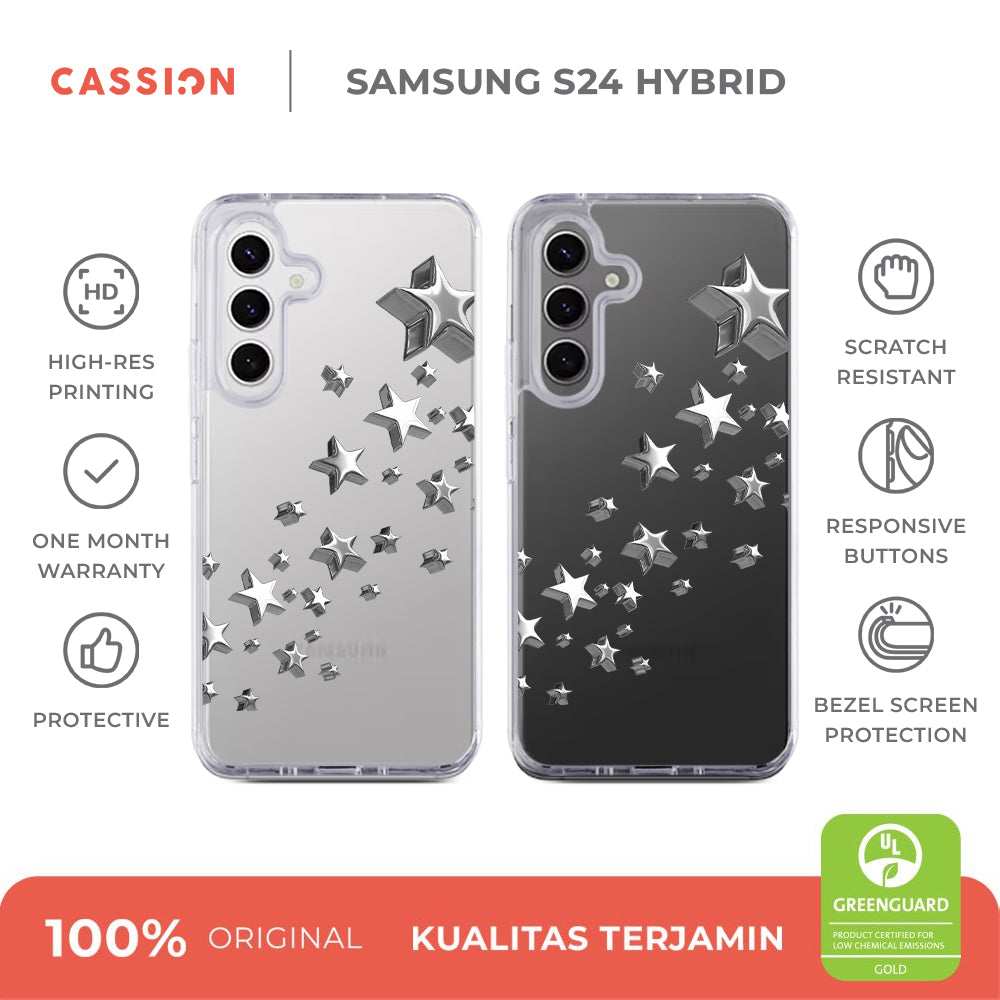 Celestial Drip Hybrid Crystal Case - Samsung S24 FE