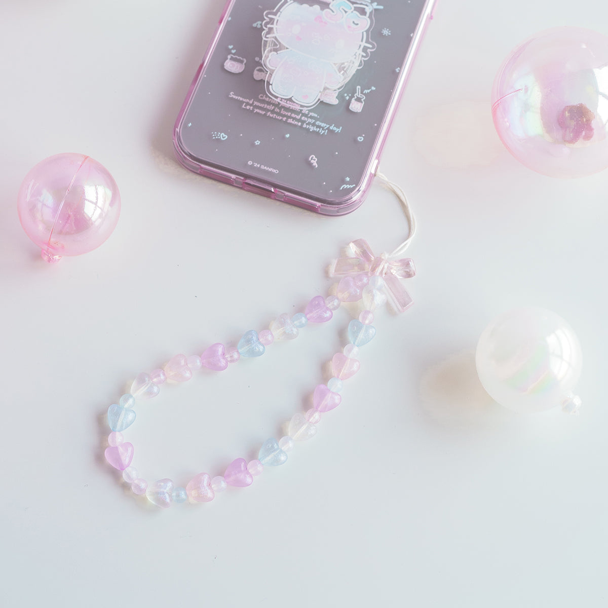 Celeste Heart Beads for Phone Case