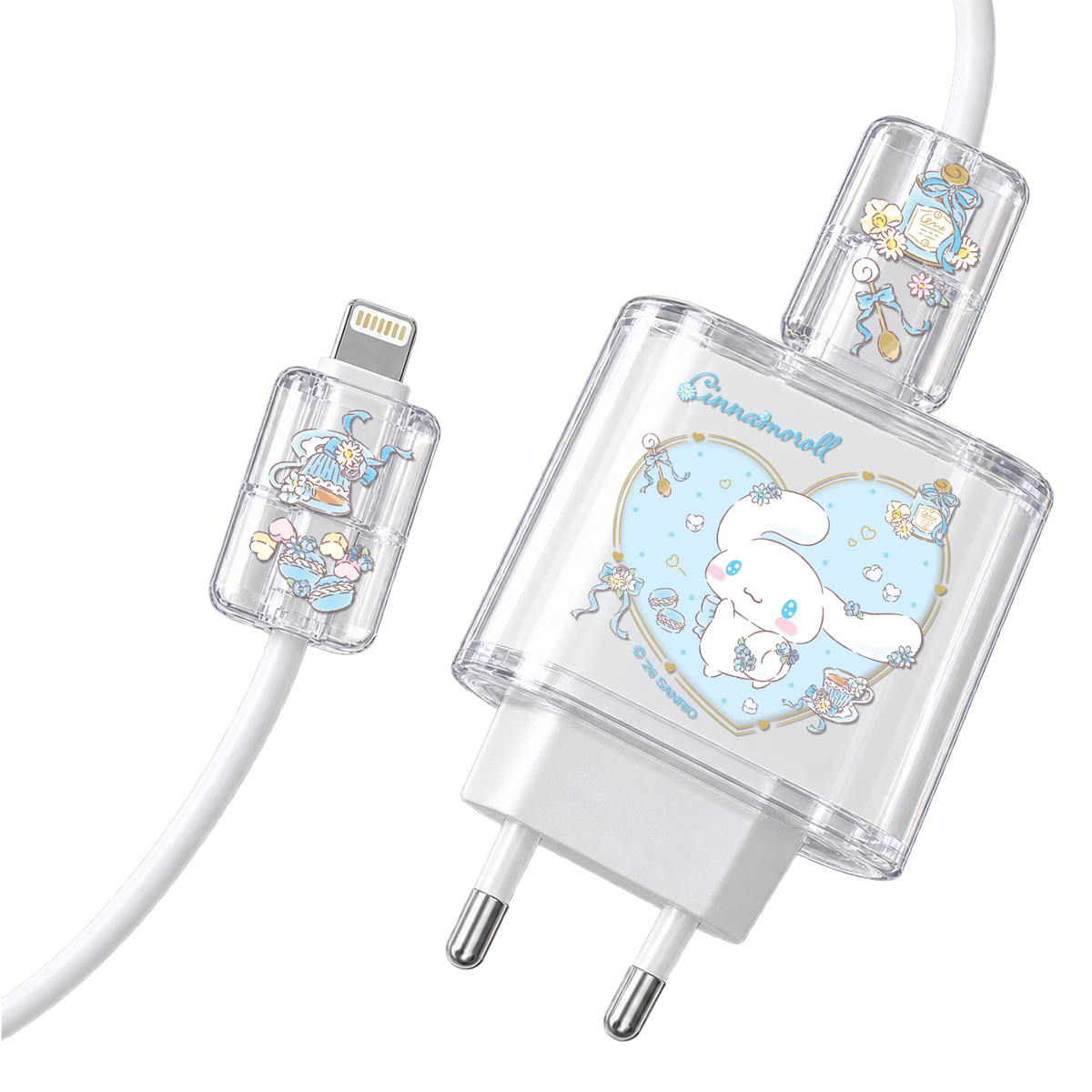 Blooming Ribbons Charger Case & Cable Protector