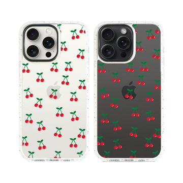 [Ready] Cherry Serenade Freckles Rubber Case Hybrid Crystal Case Samsung Z Flip 6