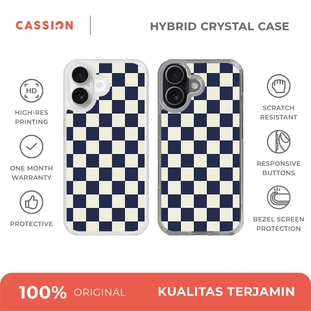 Classic Checker - Classic Checker 3 Hybrid Crystal Case - iPhone 17