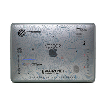 Creative Battlefield Macbook Case Case Macbook - Rubber Frosted Gray / Air 13.6 inch M2 M3 M4