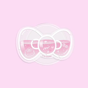 Cutesy Bow Popup Stand Acrylic Magnetic Pop Up Stand - Clear