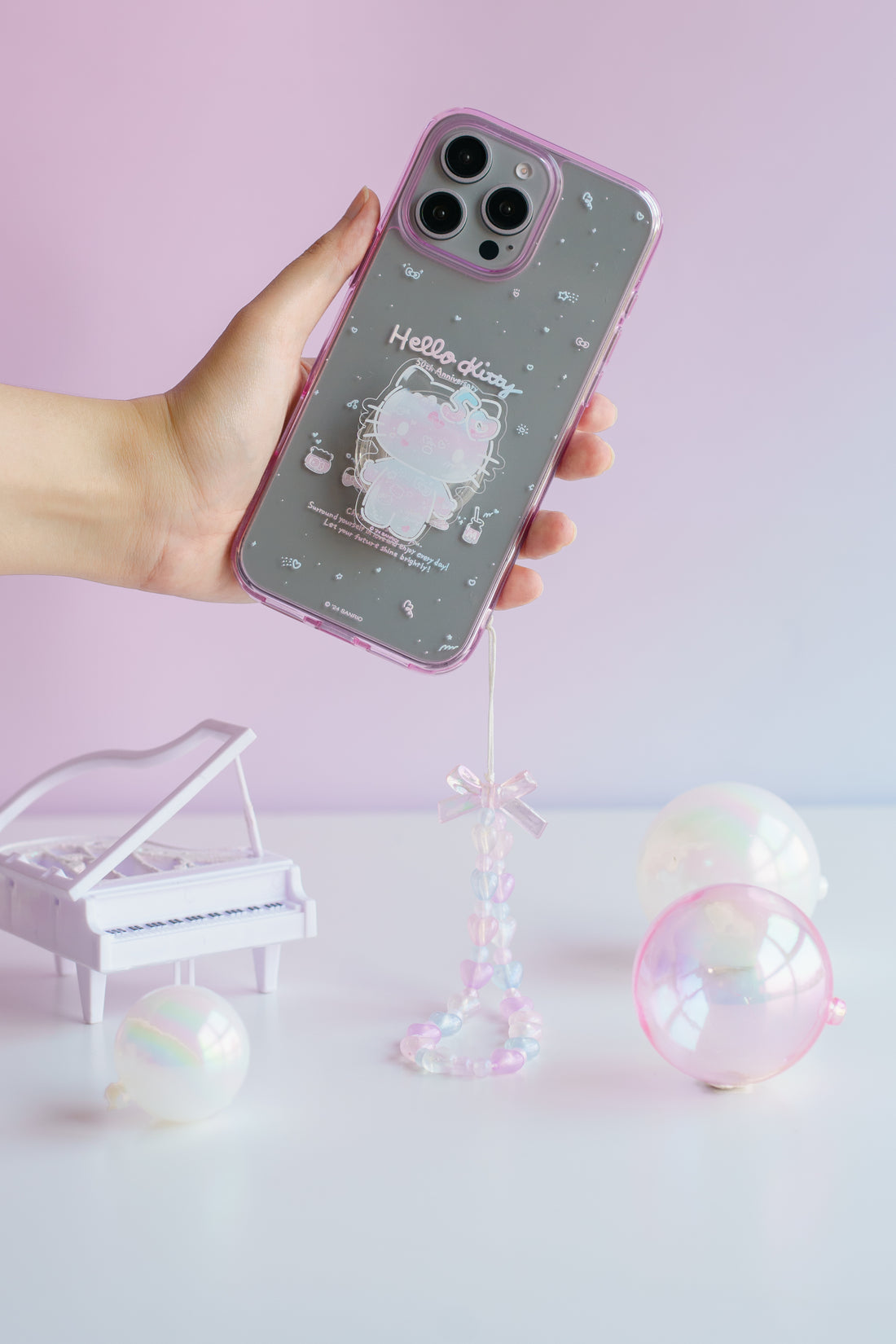 Celeste Heart Beads for Phone Case