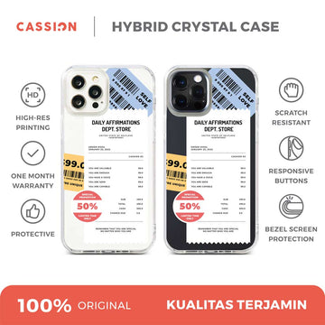 Daily Affirmations Dept Store Hybrid Crystal Case - iPhone 15