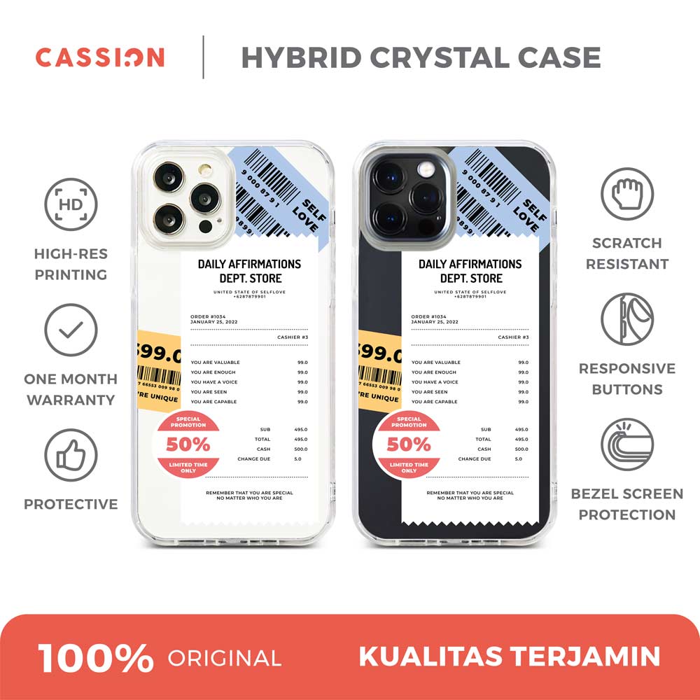 Daily Affirmations Dept Store Hybrid Crystal Case - iPhone 16