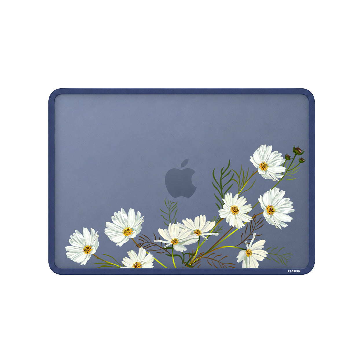 White Daisy Bucket Macbook Case