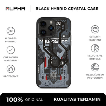 Dark OS Hybrid Rubber Magsafe V3 - iPhone 15 Pro Max / Black