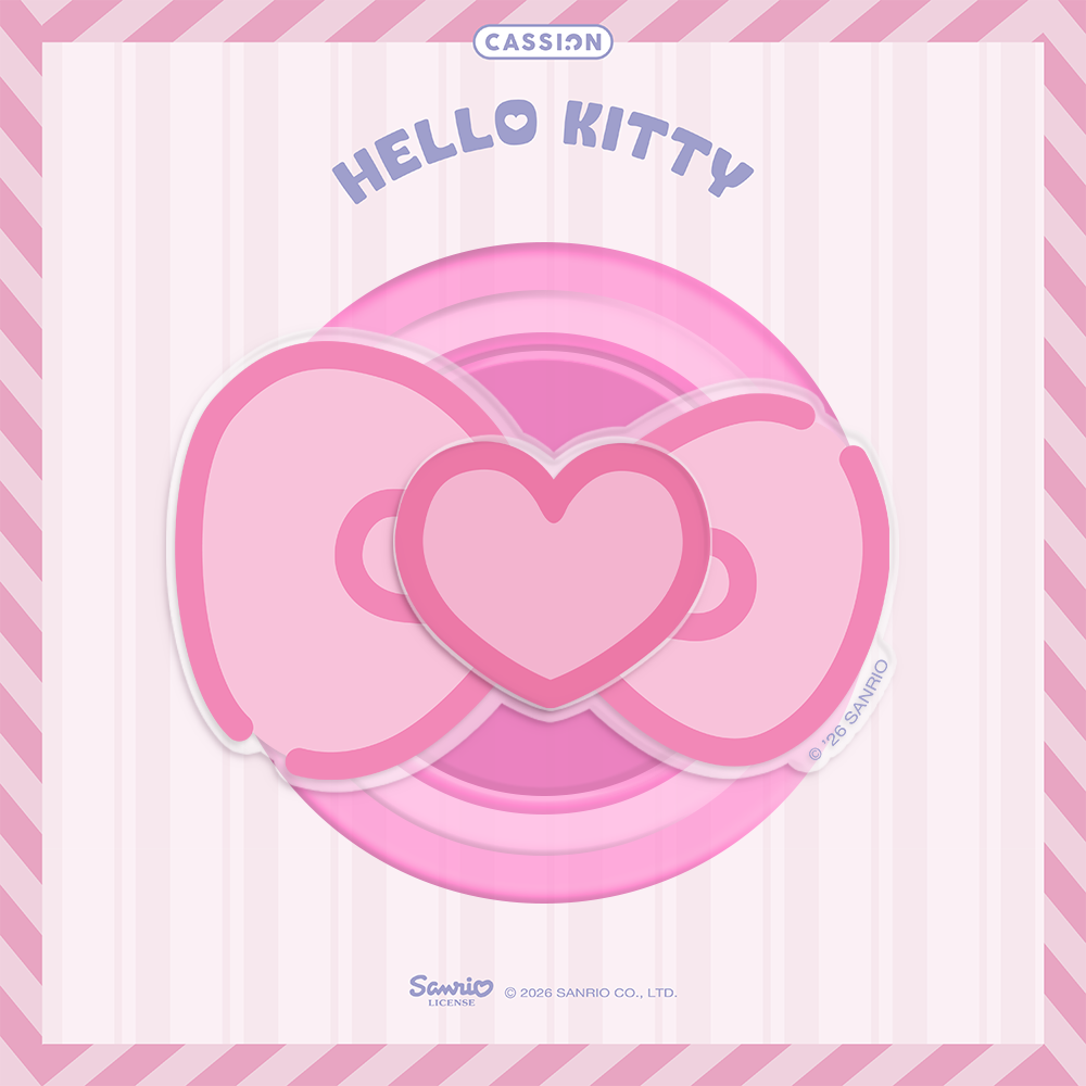 Darling Bow Pop Stand Acrylic Spinner