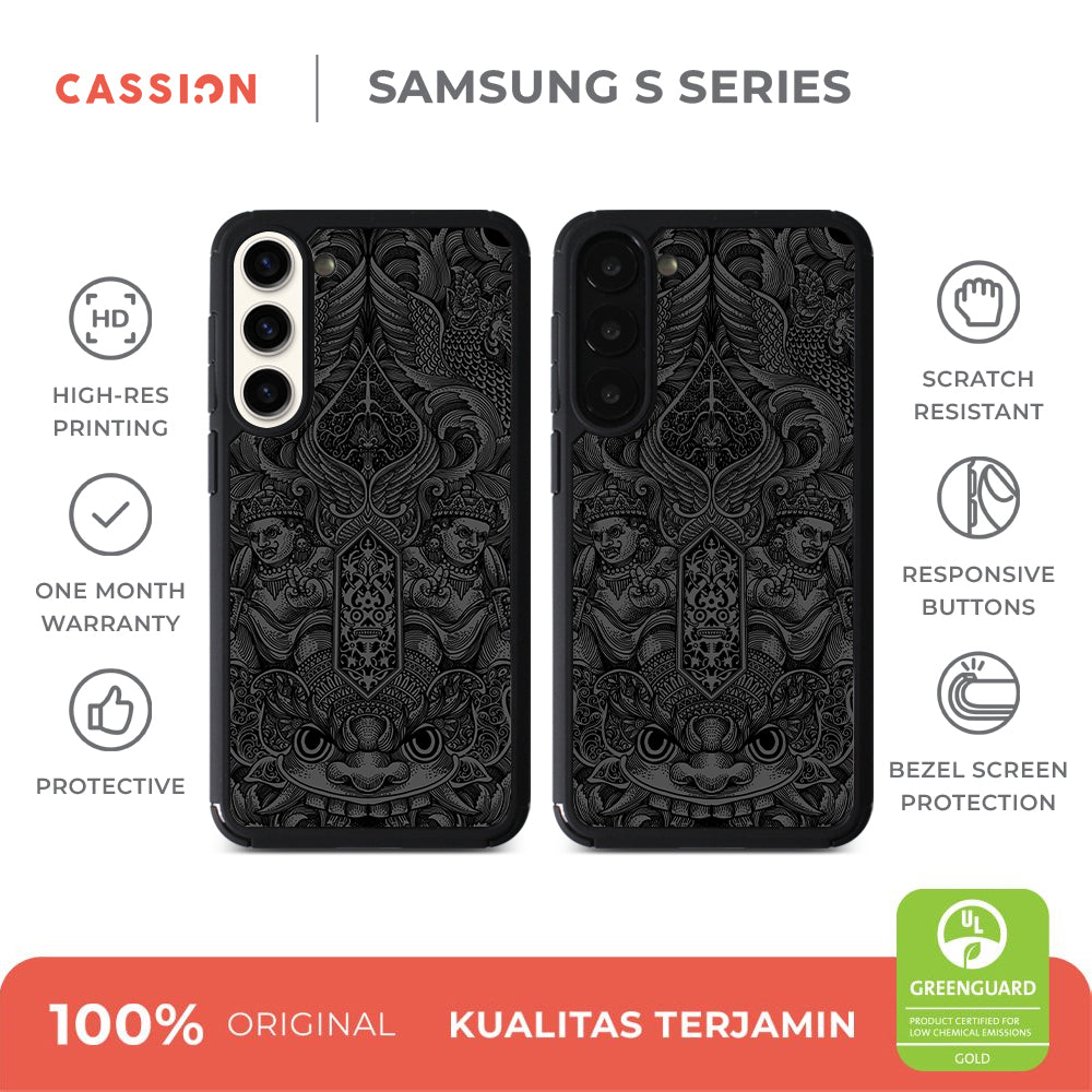 Degup Indonesia Hybrid Rubber Case V3 - Samsung S22 Plus / Black