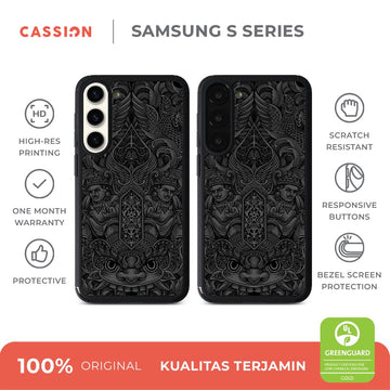 Degup Indonesia Hybrid Rubber Case V3 - Samsung S22 Plus / Black