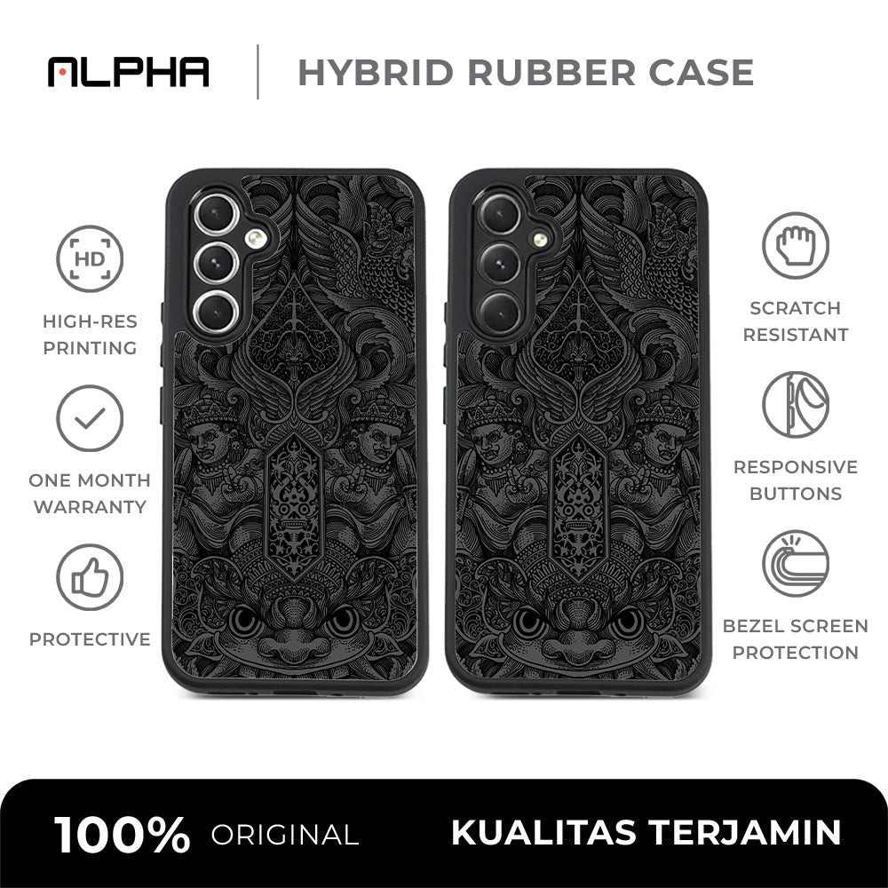 Degup Indonesia Hybrid Rubber Case V5 - Samsung A56 / Black