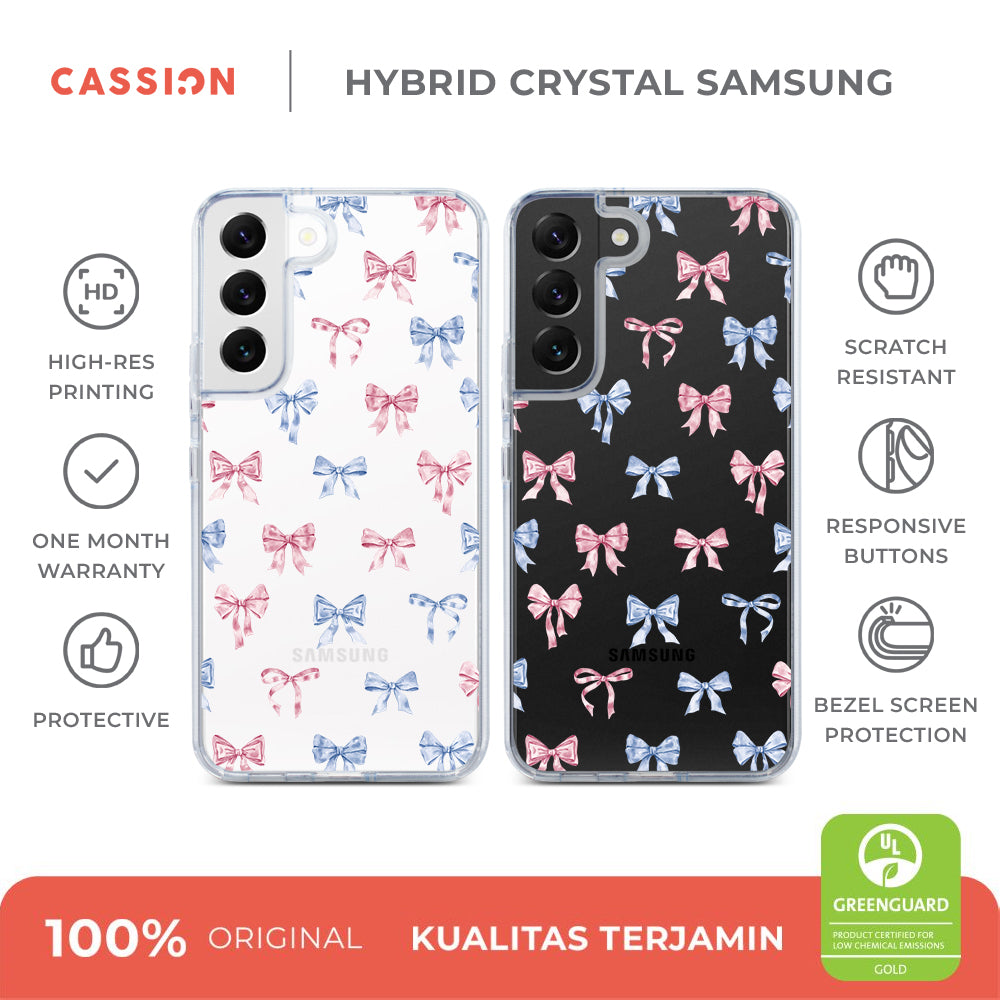 Duo Combo Ribbons Hybrid Crystal Case - Samsung S21 Ultra