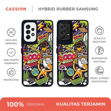 Enjoy Monday Hybrid Rubber Case V2 - Samsung A52 / Black