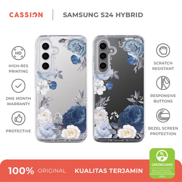 Case Flower FLR 18 Hybrid Rubber Case V3 - Samsung S25 / Black