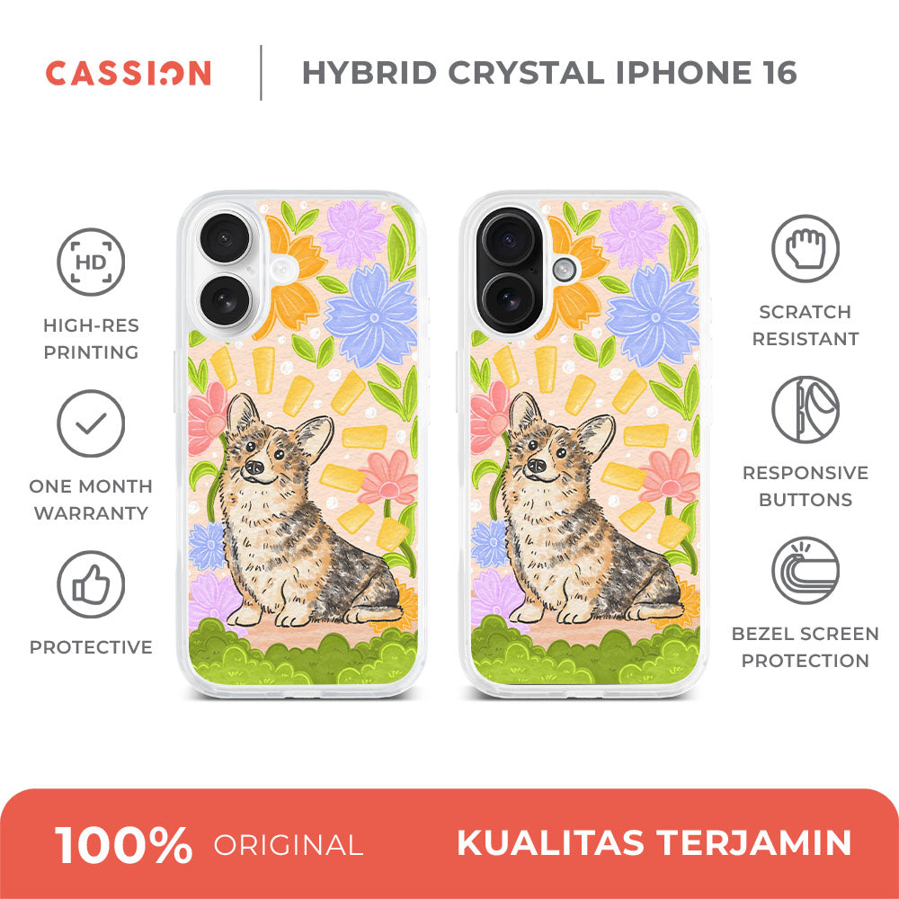 Flowery Dog Hybrid Crystal Magsafe - iPhone 16 / v2