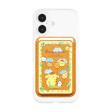 Golden Blossoms Magnetic Pocket Wallet
