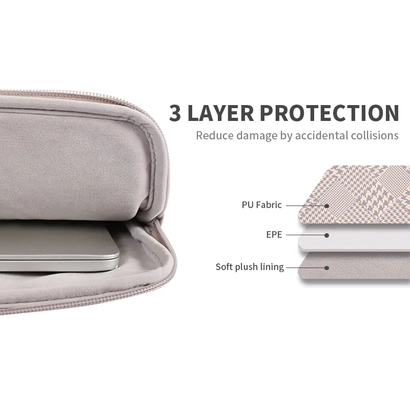 Elegance Grid Laptop Sleeve