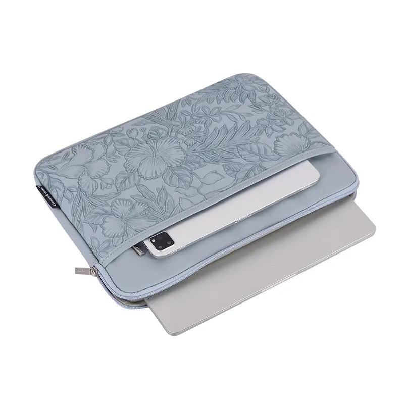 Floral Frost Laptop Sleeve