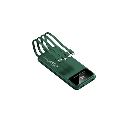 Powerbank Fast Charging Quick Charge 10000mAh 22.5W with Built In Cable CPB003