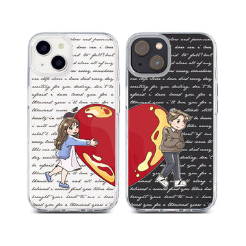 [READY] Love Lyric Red Hybrid Crystal Case iPhone 15