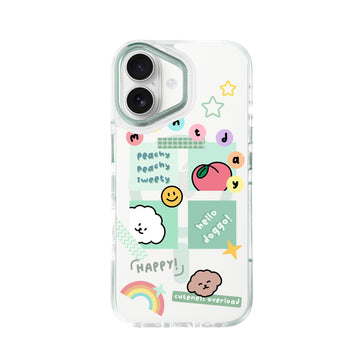 Hybrid Aura Crystal for iPhone Happy Mint Day