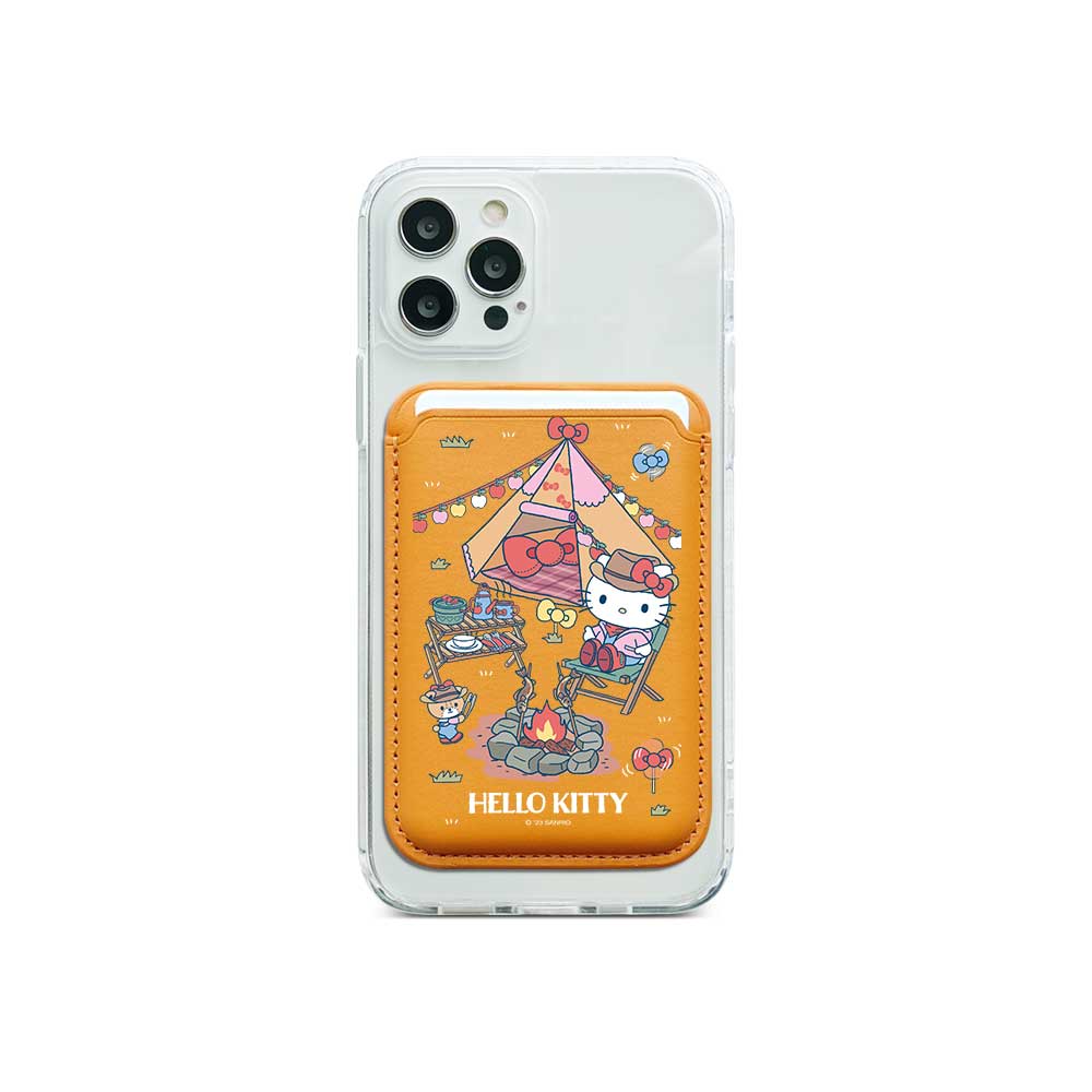 Happy Camper Magnetic Pocket Wallet Pocket Wallet Magnetic - Duke Mustard