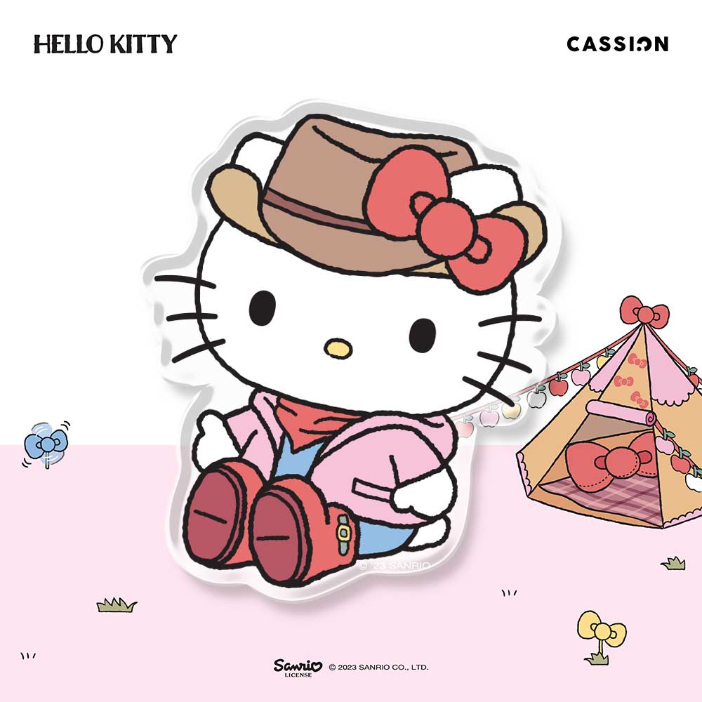Happy Camper Popup Stand Acrylic Popup Stand - Clear Transparant