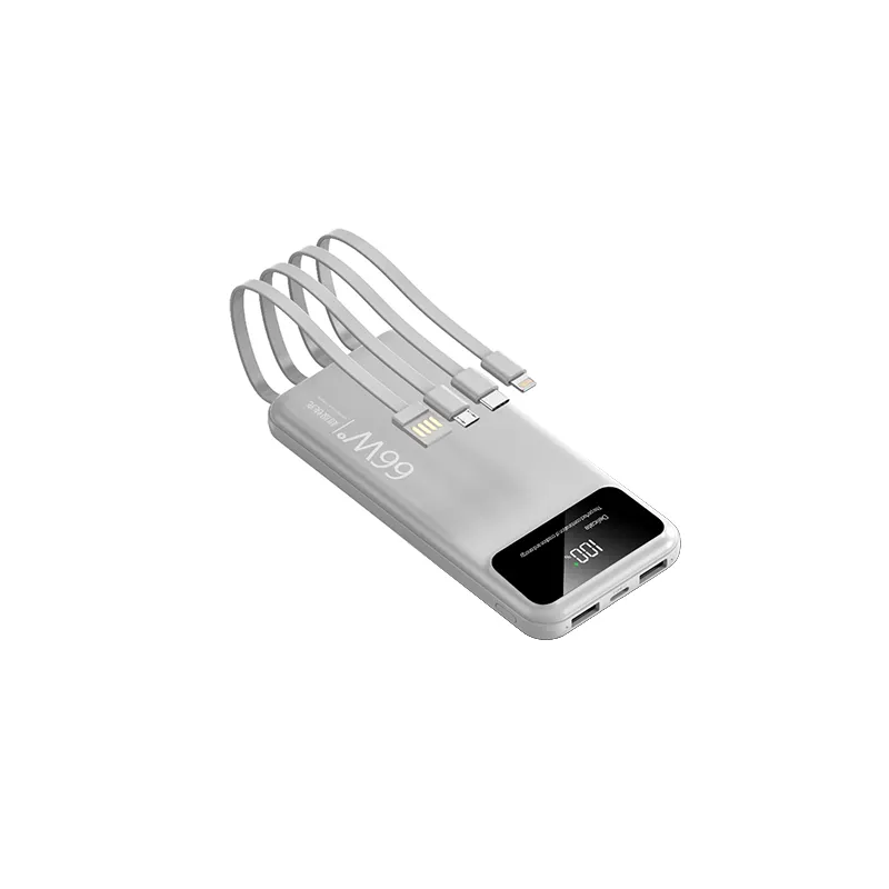 Powerbank Fast Charging Quick Charge 10000mAh 22.5W with Built In Cable CPB003