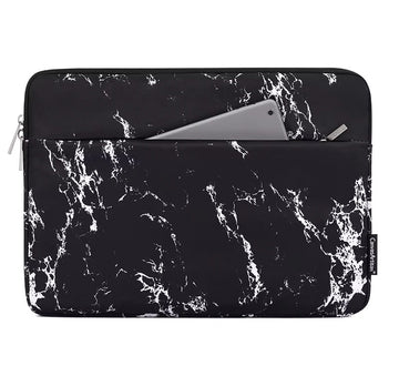 Black Marble Laptop Sleeve
