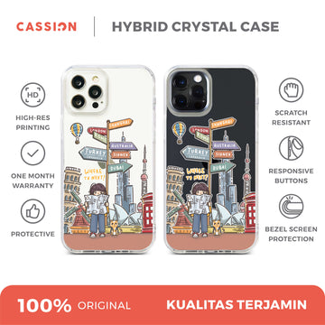 Here We Go Oxy Crystal Case - iPhone 17 / Black
