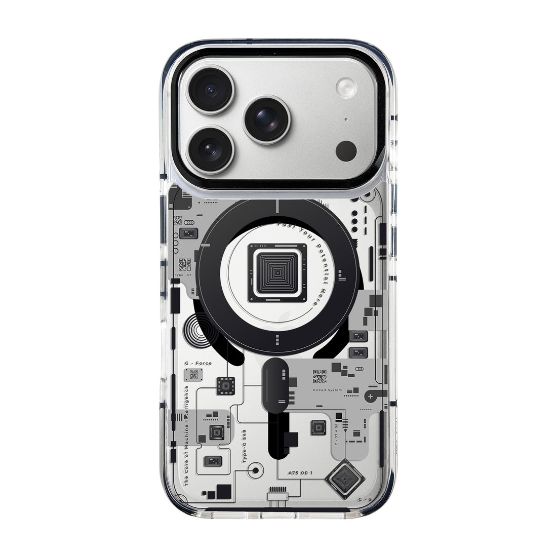 Hybrid Aura Crystal for iPhone Internal Circuit