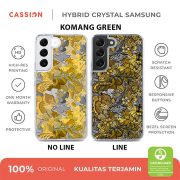 Komang by MSH - Komang Green - Line Hybrid Crystal Case - Samsung S24 Plus
