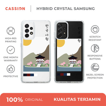 Korean Temple Hybrid Crystal Case - Samsung A52