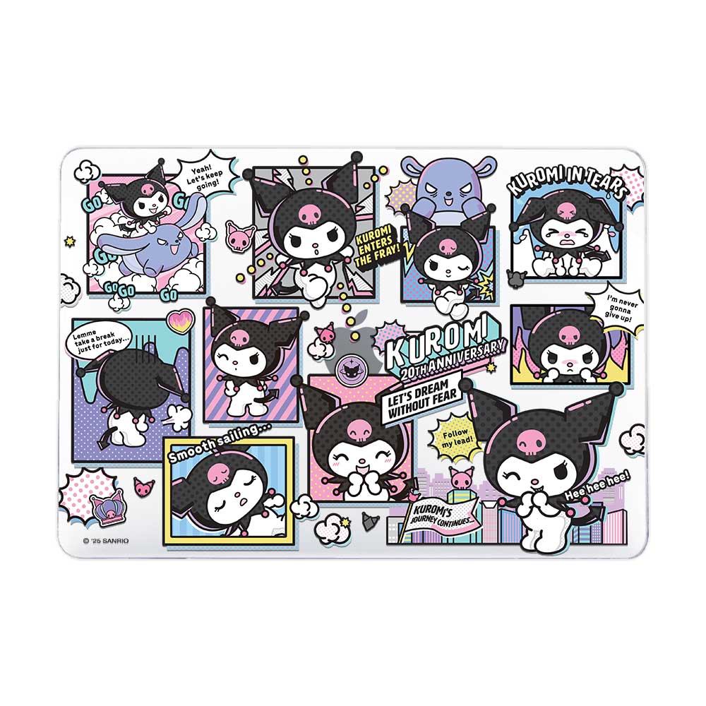 Kuromi Universe Macbook Case Case Macbook - Rubber Frosted Gray / Air 13.6 inch M2 M3 M4