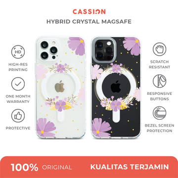 Lilac Flowers Harmony Magsafe Case Hybrid Crystal Magsafe - iPhone 17 / v2
