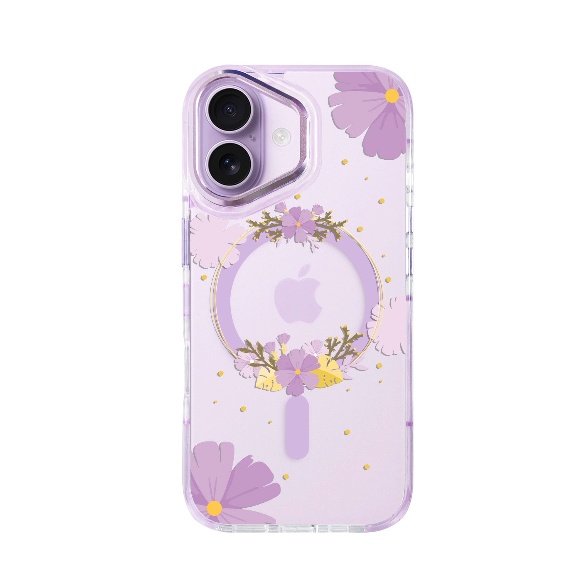 Hybrid Aura Crystal for iPhone Lilac Flowers Harmony